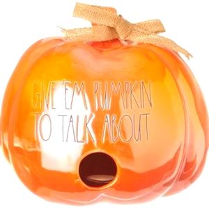 Rae Dunn “Give ‘Em Pumpkin to Talk About” Birdhouse - 9x8”